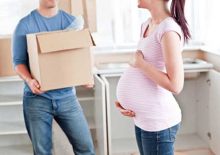 Có nên chuyển nhà khi mang bầu Có nên chuyển nhà khi mang bầu