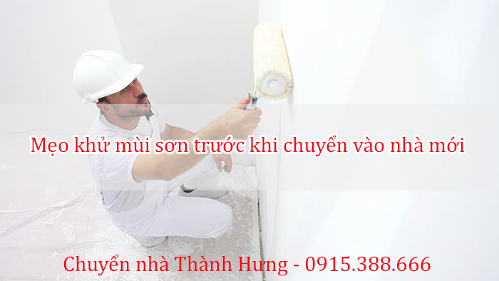 Mẹo khử mùi sơn khi vào nhà mới