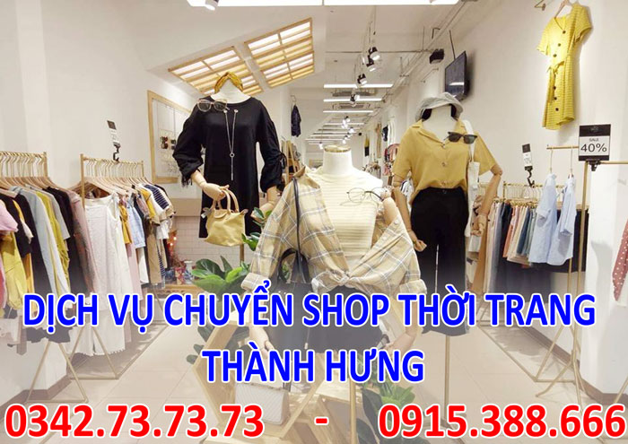 Dịch vụ chuyển cửa hàng shop thời trang tại Hà Nội