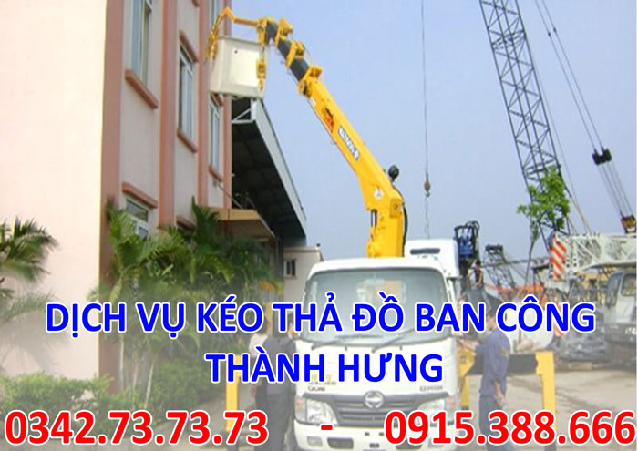 Dịch vụ kéo đồ ban công tại Hà Nội giá rẻ