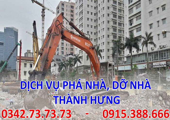 Dịch vụ phá nhà, dỡ nhà tại Hà Nội