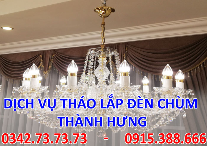 Dịch vụ tháo lắp đèn chùm