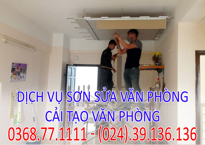 Dịch vụ sơn sửa văn phòng