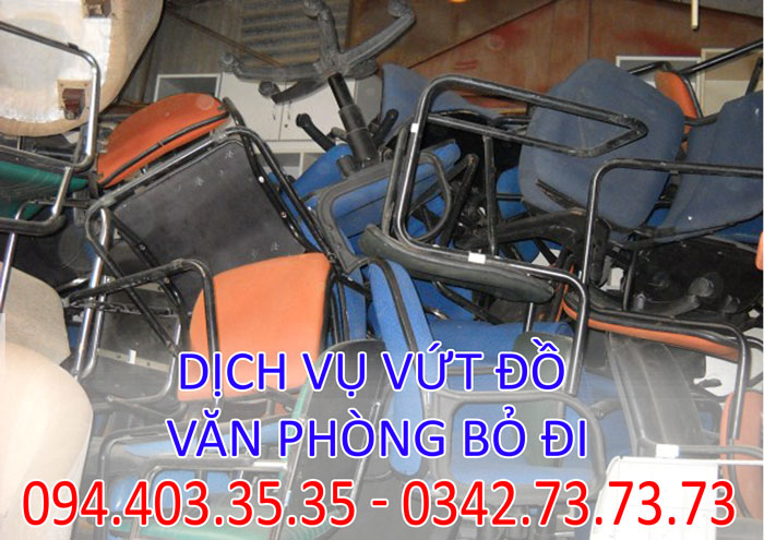 Dịch vụ vứt đồ văn phòng bỏ đi
