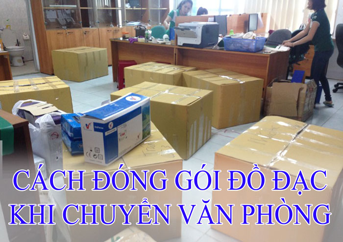 cách đóng gói đồ khi chuyển văn phòng
