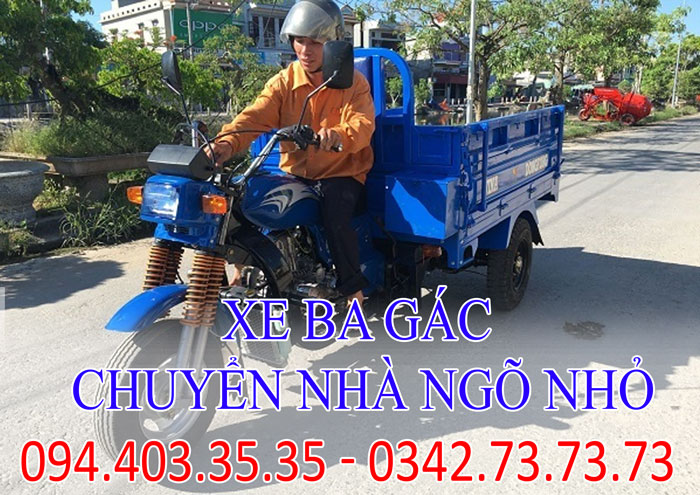 xe ba gác chuyển nhà ngõ nhỏ
