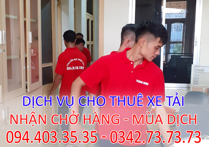 Cho thuê tải chở hàng Hà Nội đi An Giang giá rẻ