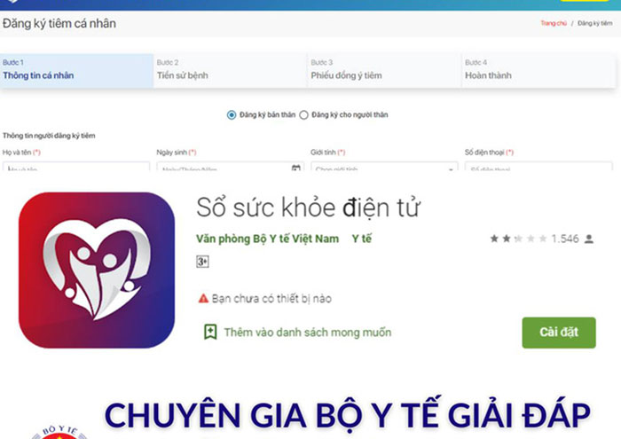 Hướng dẫn đăng ký tiêm vaccine COVID online