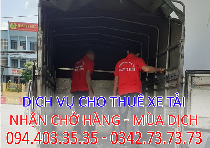 Cho thuê xe tải Quế Võ - Bắc Ninh giá rẻ