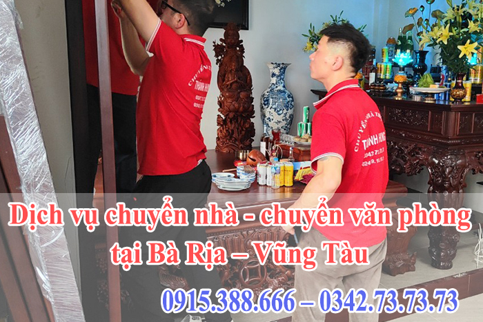 Dịch v�?chuyển nhà - chuyển văn phòng tại Bà Rịa �?Vũng Tàu