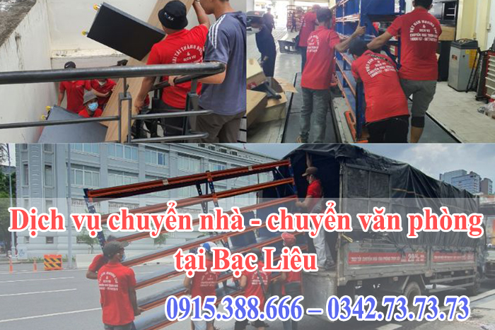 dịch v�?chuyển nhà �?chuyển văn phòng tại Bạc Liêu