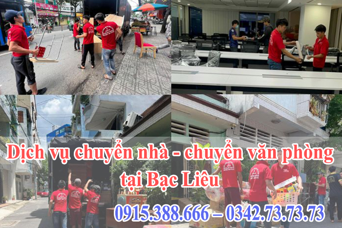 dịch v�?chuyển nhà �?chuyển văn phòng tại Bạc Liêu