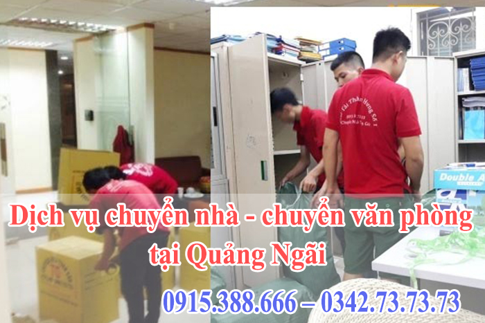 Dịch v�?chuyển nhà - chuyển văn phòng tại Quảng Ngãi