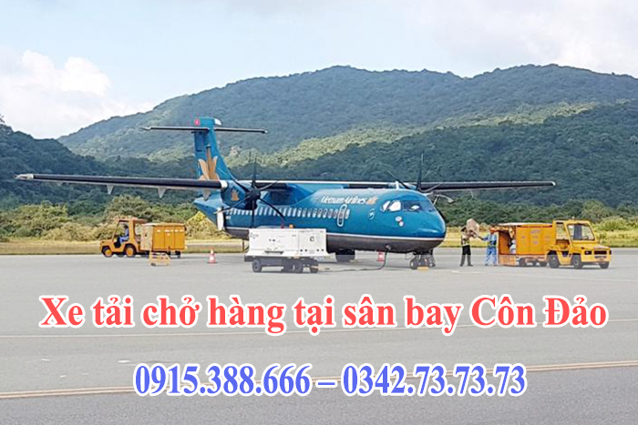 dịch vụ xe tải chở hàng tại sân bay Côn Đảo của Thành Hưng