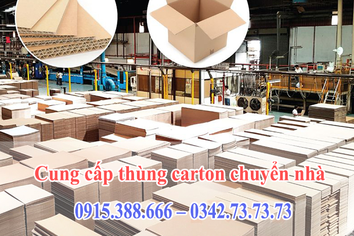 Chọn kích thước thùng carton chuyển nhà