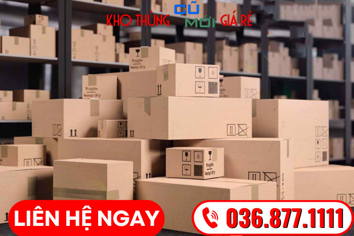 Các loại thùng carton nhỏ phổ biến tại Thành Hưng