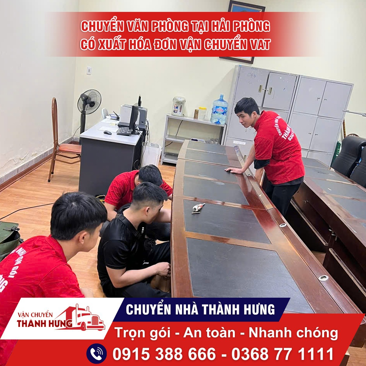 Chuyển văn phòng tại Hải Phòng chuyên nghiệp