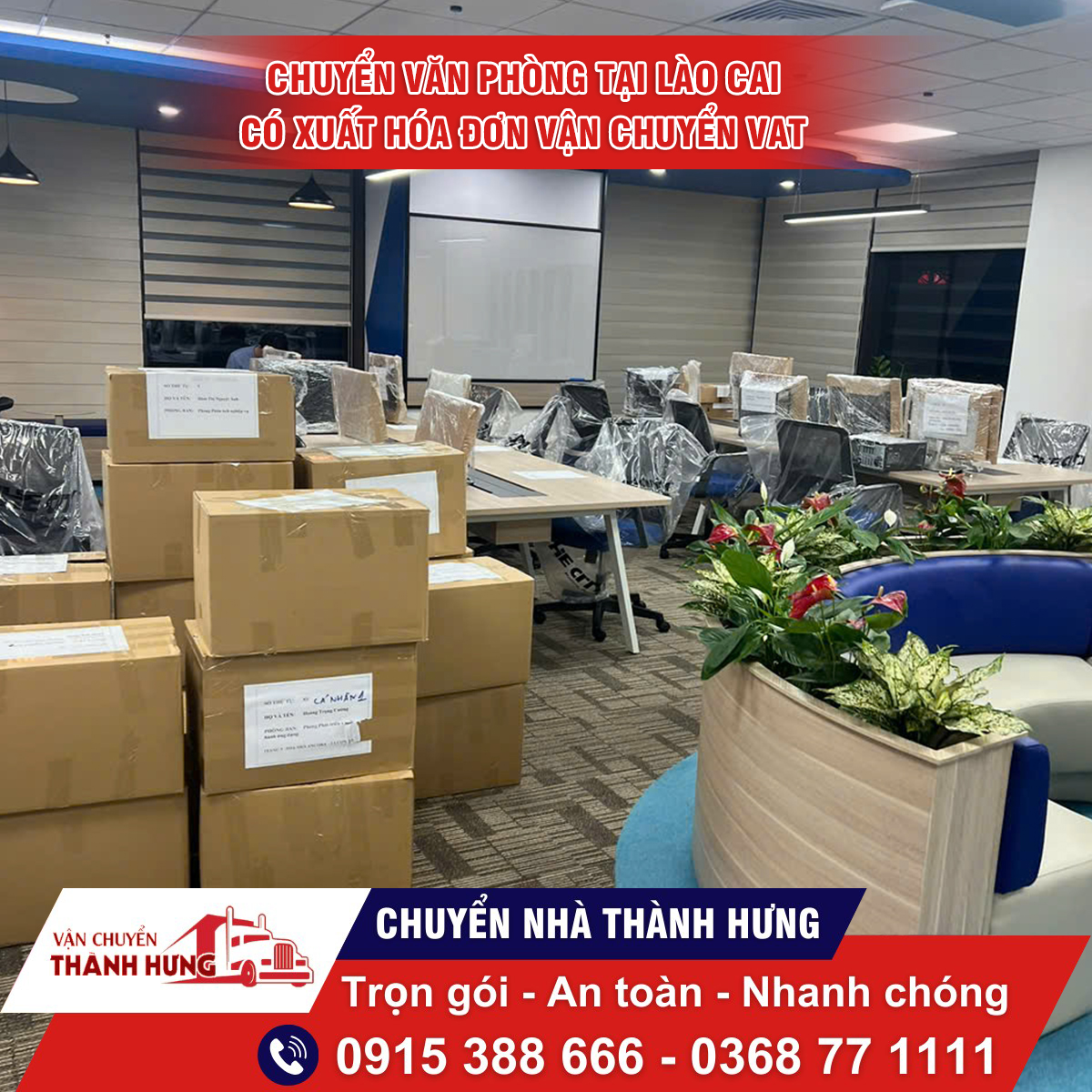 Dịch v�?Chuyển văn phòng tại Lào Cai