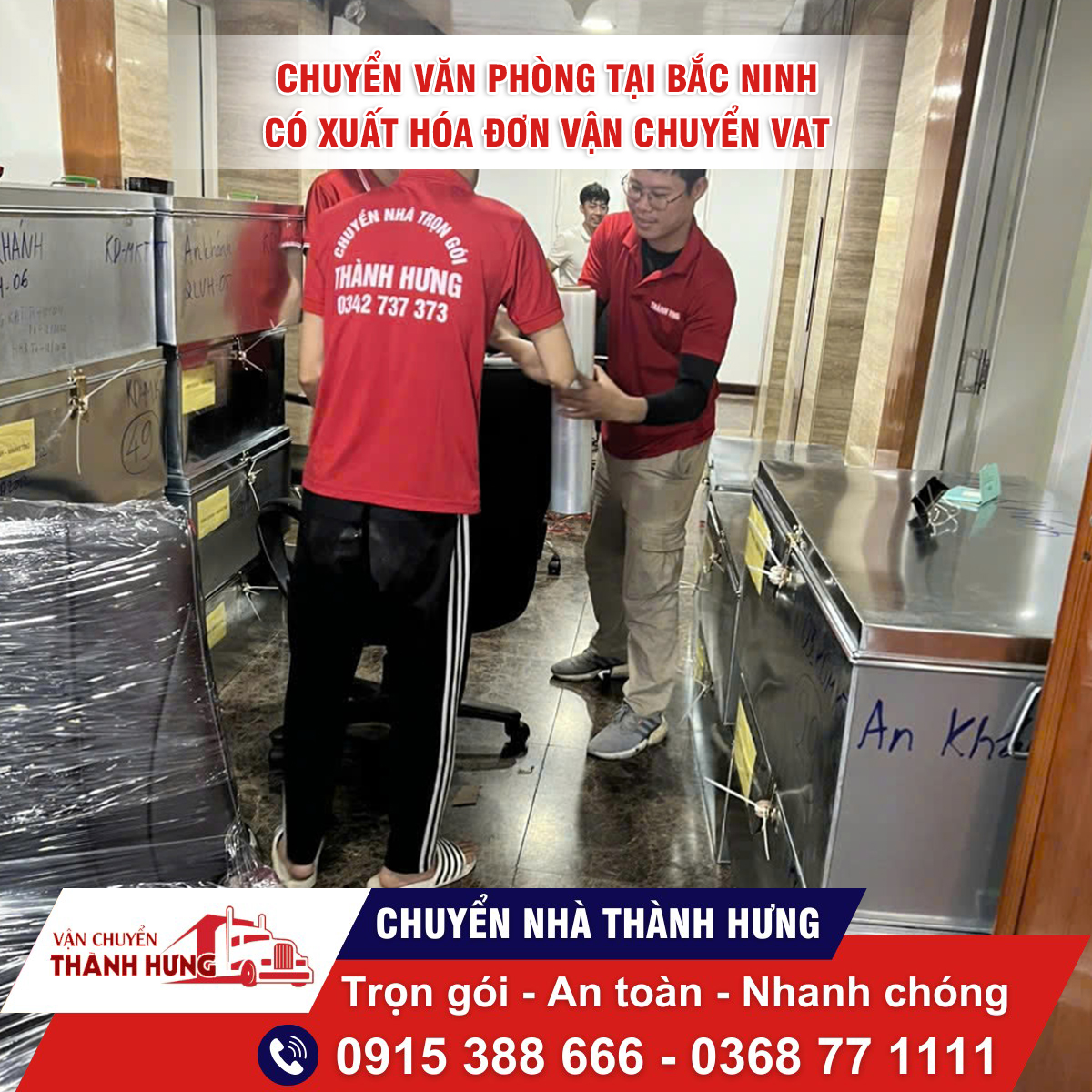 chuyển văn phòng Bắc Ninh chuyên nghiệp