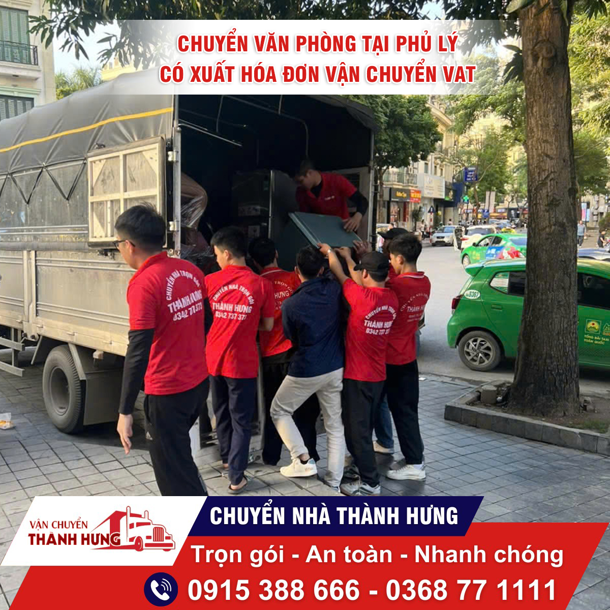 Chuyển văn phòng Hà Nam chuyên nghiệp