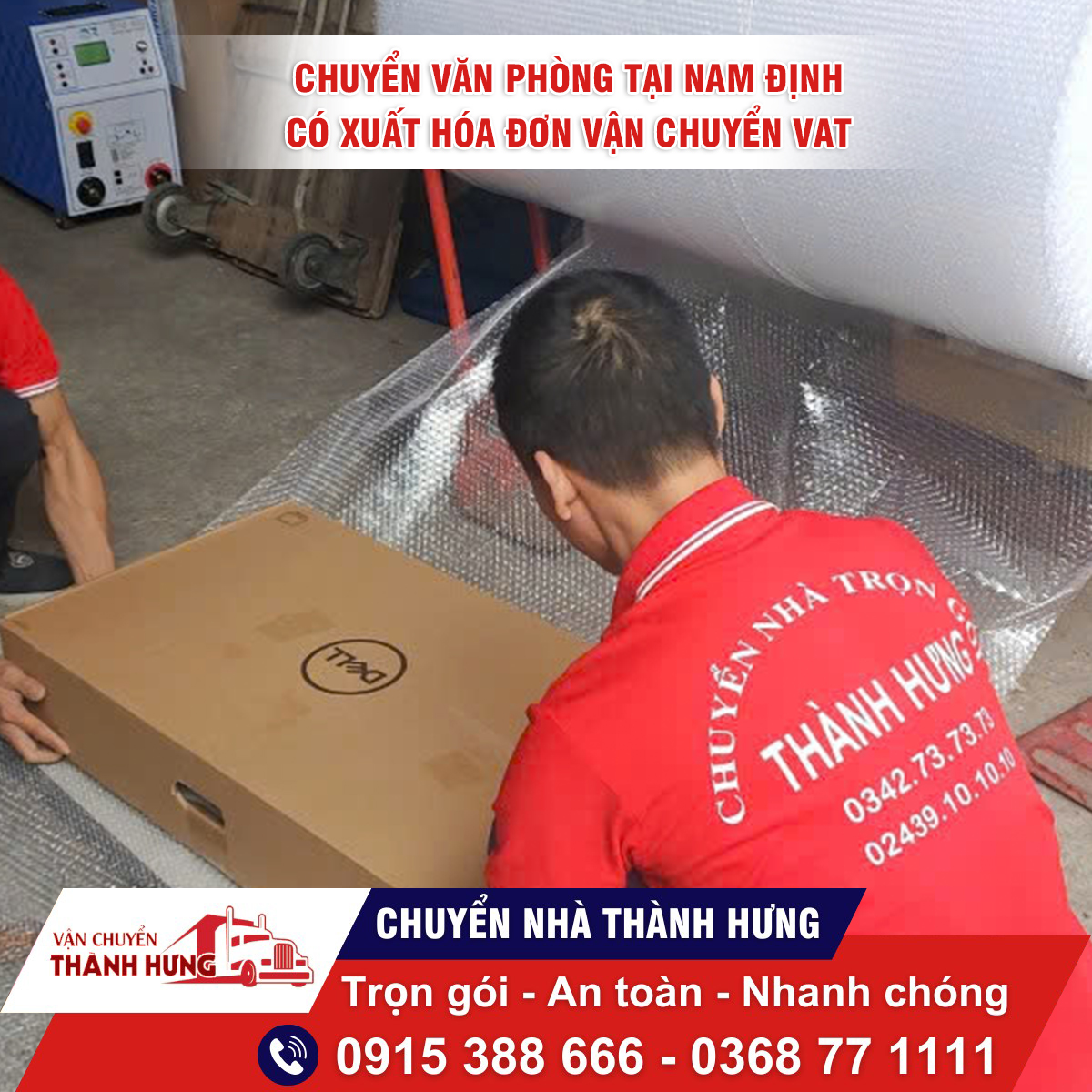 Chuyển văn phòng Nam định chuyên nghiệp