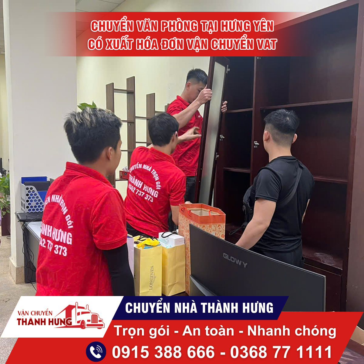 Dịch v�?Chuyển văn phòng tại Hưng Yên chuyên nghiệp