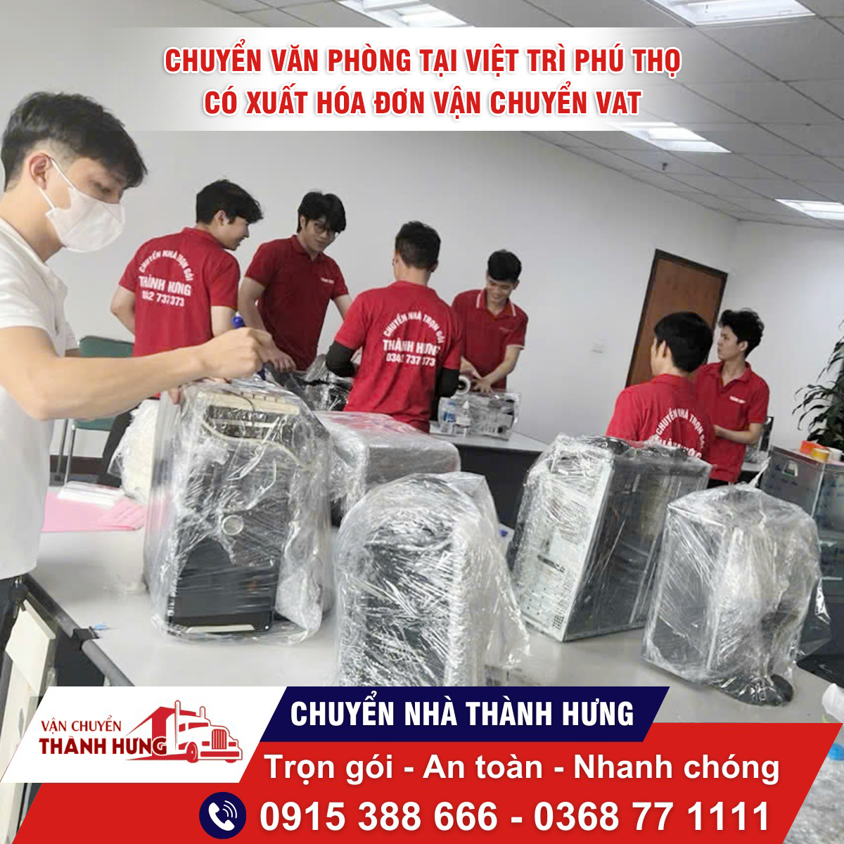 Dịch vụ Chuyển văn phòn Phú Thọ Dịch vụ Chuyển văn phòn Phú Thọ